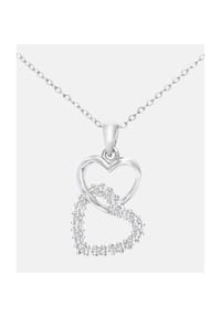 Diamant L'eternel - Kette mit Anhänger, mit Diamant, 375 Weißgold - white gold