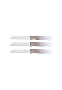 Cheffinger - Küchenmesser 18 cm mit ergonomischem Griff - Hellbraun - Hellbraun 1 Stück