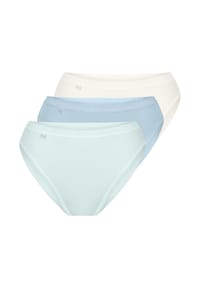 sloggi - Basic+ Tai Slip, 3er Pack, für Damen - Lila / blau / schwarz