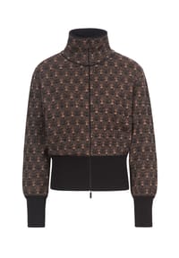 IVKO - Cardigan mit Zwei-Wege-Zipper - black