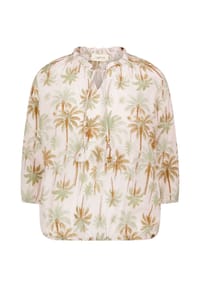 CARTOON - Shirtbluse, Raffungselemente, für Damen - 1858 NATURE/GREEN