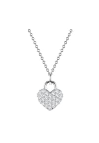 GLANZSTÜCKE MÜNCHEN - Damen Kette aus 925/- Sterling Silber in Silber mit Zirkonia - silber