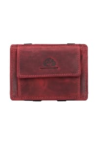 GREEN BURRY Vintage - Vintage Magic Geldbörse RFID Leder 10 cm - bottle green