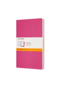 MOLESKINE® - Notizbuch "Cahier" Large, DIN A5, liniert, 3er-Set - PINK