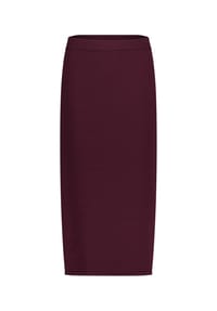 BETTY BARCLAY - Maxi-Strickrock, Seitenschlitze, für Damen - 9045 BLACK
