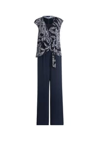 Vera Mont - Jumpsuit im Layer Look - Patch Dark Blue/Dark Blue
