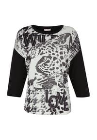 Alba Moda - Shirt mit platziertem Druck - schwarz