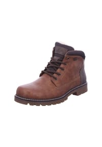 rieker - Lederimitat/Textil Stiefelette - Braun