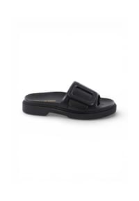 Apple of Eden - Sandale PAKI Hochwertige Ledersandale mit modernem Design - BLACK