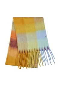 LOEVENICH - XXL-Webschal, Fransen, für Damen - 0271 MULTI BRONZ