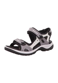 ecco® - Offroad Trekkingsandalen, Nubukleder, für Damen - TITANIUM