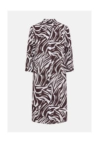 olsen - Hemdblusenkleid, Split-Neck, für Damen - 60099 DARK BROWN