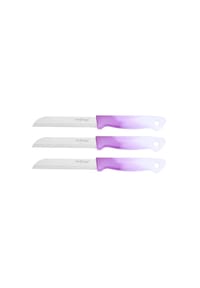 Cheffinger - Küchenmesser 18 cm mit ergonomischem Griff - Lila - Lila 1 Stück