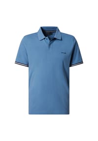 pierre cardin - Kurzarm-Poloshirts mit Logo-Stitching - Blue Heaven