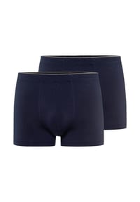 HANRO - Retro Short / Pant 2er Pack Cotton Superior - Midnight navy