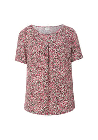 s.Oliver - Shirtbluse, U-Boot-Ausschnitt, für Damen - 45A5  LILAC/PINK