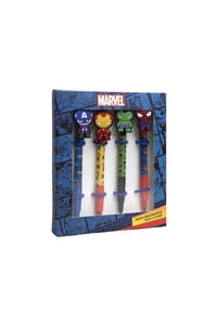 MARVEL - Marvel Pen Pack 4 Stück Schreibwaren & Geschenkset für Jungen & - Mehrfarbig 13,5x2x16 cm