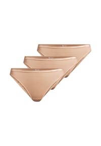 -con-ta- - Bikinislip 3er Pack Modal - Ecru