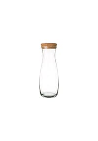 Paşabahçe - Pasabahce Amphora Karaffe 1,18 L aus Glas mit Korkdeckel - Transparent 26,5 x 8 cm