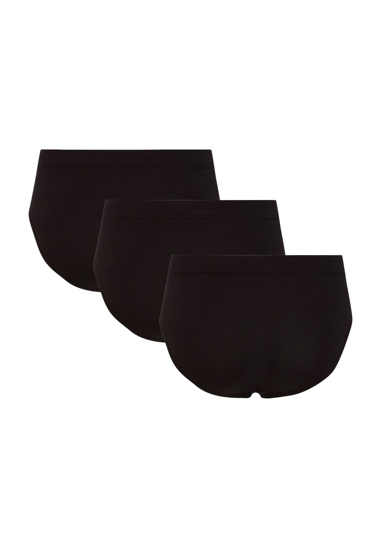 Jockey® Slip "Cotton+", 3Er-Pack, Baumwolle, FüR Herren, Schwarz, Xl