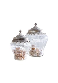 LOBERON Glasdose 2er Set Isaline klar - Dosen - klar
