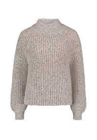 CARTOON - Strickpullover mit Turtle Neck - Weiß/Camel