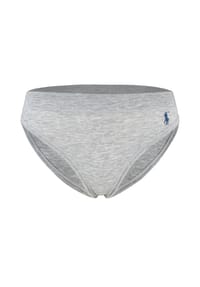 POLO RALPH LAUREN - Slip High Leg Brief - Club Cotton - heather grey