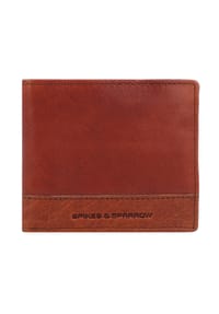 SPIKES & SPARROW® - Geldbörse RFID Leder 11 cm - brandy