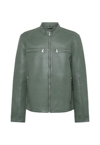 Mauritius LEATHERWEAR - Lederjacke, Stehkragen, für Herren - 9313  CELADON