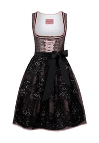 STOCKERPOINT - Dirndl "Finja", Spitzenschürze, Pailletten, für Damen - altrosa