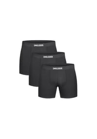 SMILODOX - Boxershorts 3er Pack Thoren - Schwarz