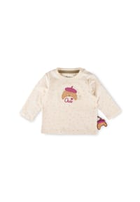 sigikid® - Langarmshirt Petit Croissant ,  für Babys - weiß