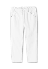 sheego - Jeggings - white denim