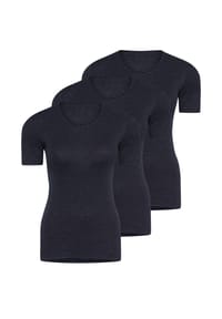 -con-ta- - Thermo-Unterhemd / Shirt 3er Pack Basic - Burgund