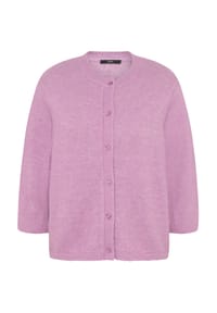 zero - Strickjacke 3/4 Arm und Knöpfe - Lilac Melange
