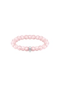 Thomas Sabo - Bead-Armband Rosenquarz - silberfarben