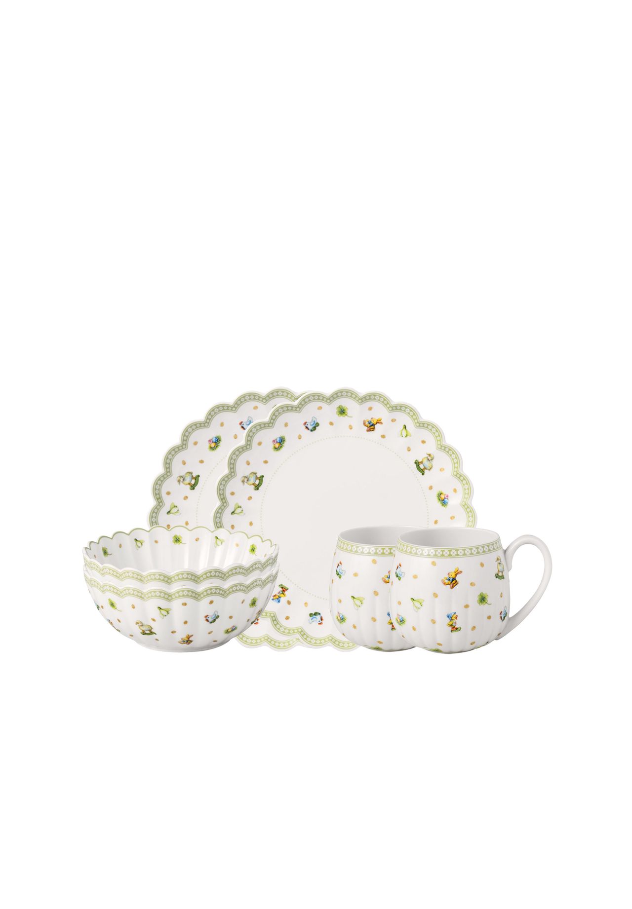 Villeroy & Boch Frühstücks-Set für 2, 6-tlg. Easter Delight Easter Delight