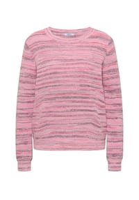 CECIL - Strickpullover Mouliné, Baumwolle, für Damen - 36831 DARK BLUE