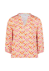 CARTOON - Casual-Bluse mit Muster - Cream/Rosé