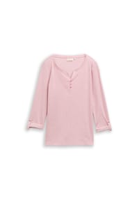 TOM TAILOR - Shirt, 7/8-Arm, für Damen - 39433 OFFWHIT PINK