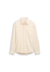 DENIM TOM TAILOR - Cordhemd, Langarm, Kent-Kragen, für Herren - 10348 GARDEN WHITE