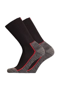 UphillSport® - Wander-Socken 'SAANA' 2er Pack mit speziell geformter Ferse - Black