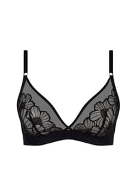 CHANTELLE - Triangle-BH, Stickerei, für Damen - B34 FESTIVE BLACK