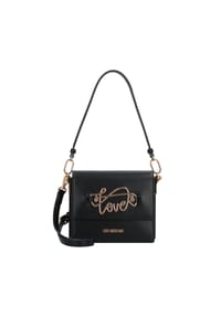 LOVE MOSCHINO - Script Script Schultertasche 19 cm - black