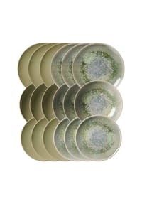 Ritzenhoff & Breker Teller-Set Cecina 18er Set - CECINA - grün