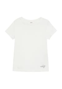 s.Oliver - T-Shirt, Baumwolle, für Kinder - 0100 WHITE
