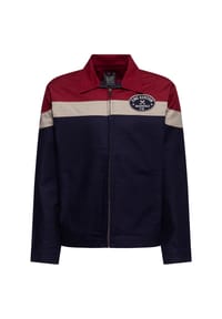 KING KEROSIN - Bikerjacke mit Colorblocking-Streifen Bakersfield - navy