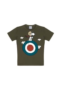 LOGOSHIRT® - T-Shirt Children Peanuts - Snoopy - graphite