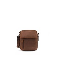WILD LIFE - Umhängetasche Hunterleder, für Damen und Herren - braun