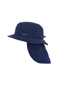 CAPO - Fischerhut, Nackenschutz abnehmbar, Reflexbügler, Futter, UV 50 - black